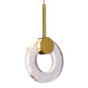 Ver imagem 2 de Pendente Quarto Led 5w 3000k Dourado Fainne 15cm Bivolt Mais Luz