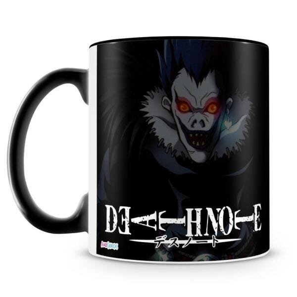 Caneca Death Note Personagens Toda Preta