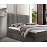 Cabeceira Cama Box Casal Espumada 140cm: Cinza - 1