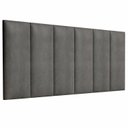 Ver imagem 2 de Cabeceira Cama Box Casal Espumada 140cm: Cinza