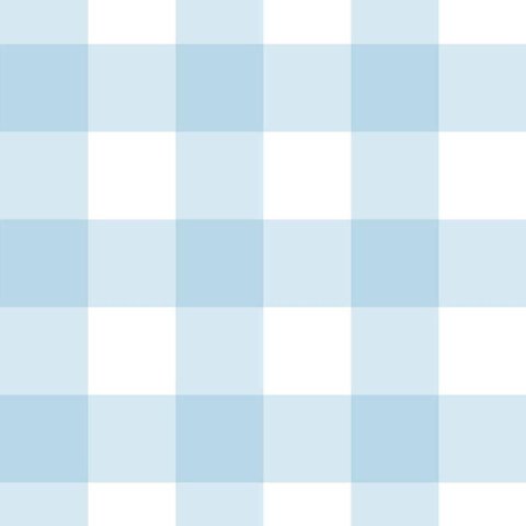 Papel de Parede Doce Estilo Xadrez Azul 81826