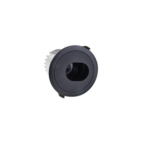 Spot de Embutir Nordecor Mayn Redondo Led Alto Irc 97 10w Bivolt Preto 2700k Luz Amarela 6511