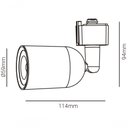 Ver imagem 4 de Kit Trilho 1 Metro + 3 Spot 7 W Branco Frio Opus Led