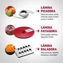 Ver imagem 2 de Multiprocessador Turbo Chef 5 em 1 Mondial Mpn-01-r 127v 1000w Vermelho