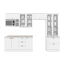 Ver imagem 1 de Cozinha Modulada Americana 9 Peças 4 Aéreos + 2 Balcões+ 1 Paneleiro + 2 Complementos C5p53