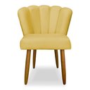 Ver imagem 2 de Kit 4 Cadeiras Flor para Quarto Penteadeira - Balaqui Decor Cor:amarelo