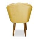 Ver imagem 4 de Kit 4 Cadeiras Flor para Quarto Penteadeira - Balaqui Decor Cor:amarelo