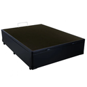 Ver imagem 4 de Cama Box Baú Casal Conforto Sintético Preto + Colchão Casal Conforto Espuma D23 16x138x188