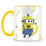 Caneca Personalizada Minions 8 Bits Banana - 1