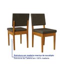 Ver mais imagens de Conjunto Sala de Jantar 6 Lugares Retangular com Tampo de Vidro Mesa Filadélfia Cadeiras Miami