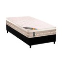 Ver imagem 1 de Cama Box Solteiro: Colchão Molas Castor Tecnopedic Premium + Base CRC Suede Black(88x188)