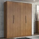 Ver imagem 1 de Guarda Roupa Casal 4 Portas e 3 Gavetas Grécia - Amêndola Touch Amêndola Touch