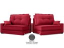 Ver mais imagens de Sofá Palermo 2,80m Assento Retrátil e Reclinável Velosuede Vermelho - Netsofás