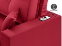 Ver imagem 6 de Sofá Palermo 2,80m Assento Retrátil e Reclinável Velosuede Vermelho - Netsofás