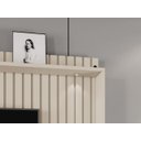 Ver imagem 5 de Home Tv Ripado Absoluto 60 Polegadas 190x190cm 8 Rodizios:offwhite/naturale