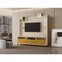 Ver imagem 1 de Home Tv Ripado Absoluto 60 Polegadas 190x190cm 8 Rodizios:offwhite/naturale