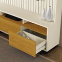 Ver imagem 3 de Home Tv Ripado Absoluto 60 Polegadas 190x190cm 8 Rodizios:offwhite/naturale