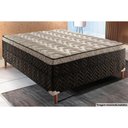 Ver imagem 4 de Cama Box Conjugado Solteiro: Colchão Ortopédico D33 Pasquale Pillow Black (88x188x48) Paropas