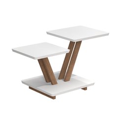 Mesa Lateral de Centro e Apoio Sala e Quarto Moderna - 1
