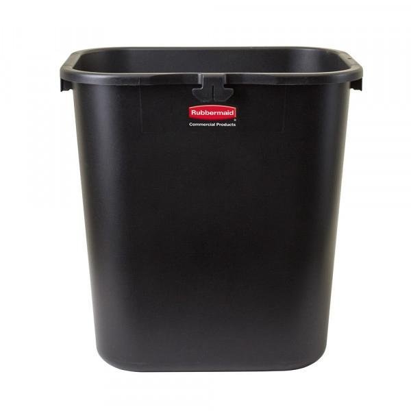 LIXEIRA BÁSICA PRETA - 37,4L - RUBBERMAID - 1