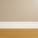 Ver imagem 2 de Kit 10 Barras Rodapé Poliestireno 7cm Frisado Branco 2m Rm Decor