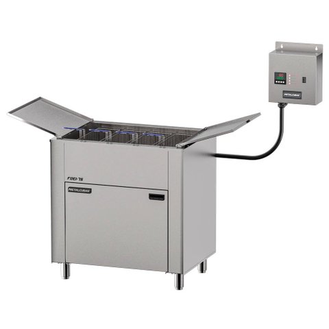 Fritadeira Elétrica Metalcubas Zona Fria de Óleo 75 Litros 3 Cestos Grandes Trifásico 220v Foei