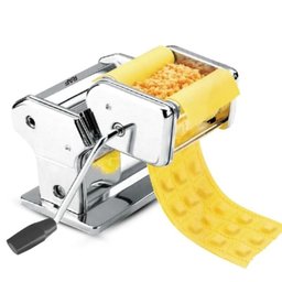 Máquina de Preparar Macarrão e Ravioli 5 em 1 Cilindro de Inox para Massas Frescas, Ideal para Lasan - 5