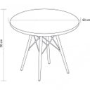 Ver imagem 6 de Mesa Infantil Redonda Tampo MDF Eiffel Rivatti
