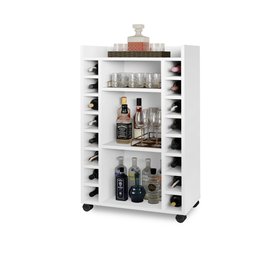Adega Bar para 16 Garrafas Belgica Branco- Rede Móveis - 2