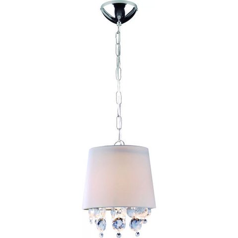 Pendente São Paulo  Led 10W 220V 6400K cúpula pequena Branca 22Ø x 100cm