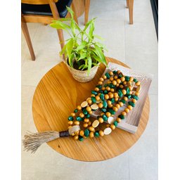 Colar de Mesa Grande Cor Verde - 1