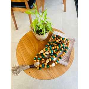 Colar de Mesa Grande Cor Verde