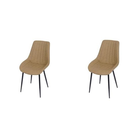 Conjunto com 2 Cadeiras para Sala de Jantar Volga