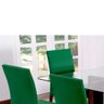 Capas Para Cadeiras De Jantar 06 Peças Em Malha Gel Lisa - Verde - 5