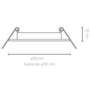 Ver imagem 2 de Plafon LED Embutir Redondo 24W Blumenau