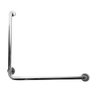 Barra de Apoio em L 70x70cm Idoso e Deficiente Inox Polido - 1