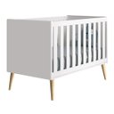 Ver imagem 2 de Jogo de Quarto para Bebê Théo New Branco Fosco com Natural - MoveisAqui