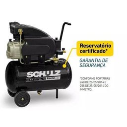 Motocompressor de Ar Pratic Air CSI 8,5/25 Schulz - 220v - 2