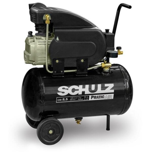 Motocompressor de Ar Pratic Air CSI 8,5/25 Schulz - 220v