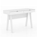 Ver imagem 3 de Escrivaninha Mesa Escritório Me 4128 2 Gavetas 120cm Branca
