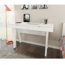 Ver imagem 5 de Escrivaninha Mesa Escritório 2 Gavetas Me 4128