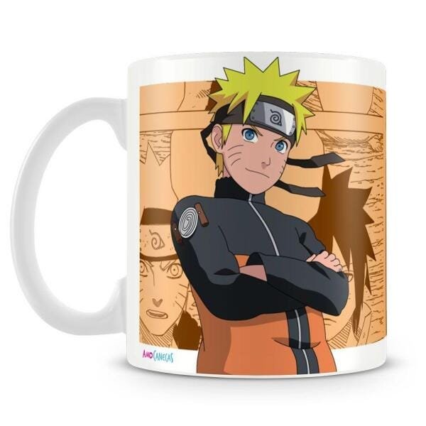 Caneca Naruto Shippuden Personalize com seu Nome