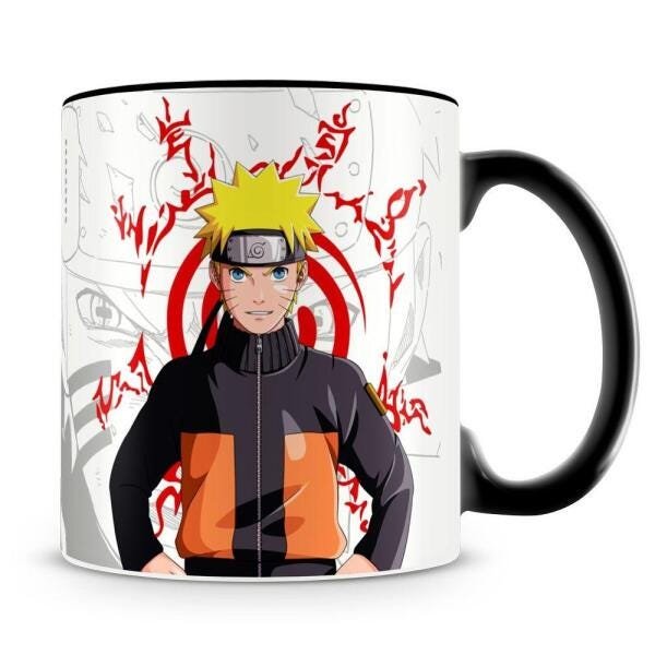 Caneca Naruto Shippuden Personalize com seu Nome