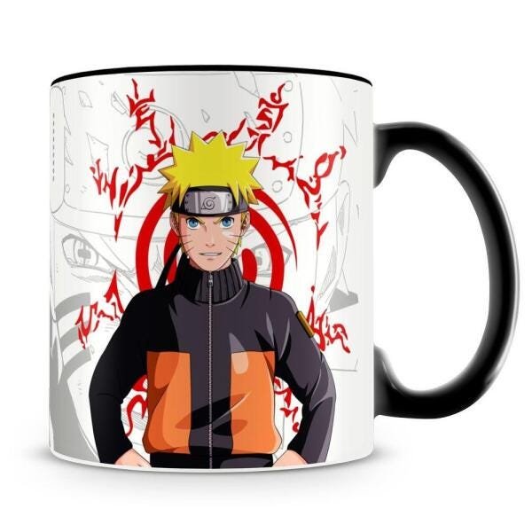 Caneca 3D Naruto Sorrindo - Tio Gêra