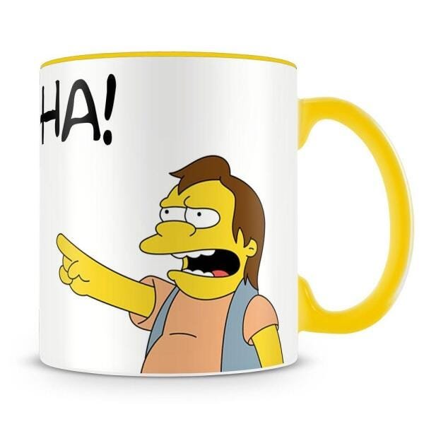 Caneca Personalizada Os Simpsons Nelson - Caneca Personalizada para Todas  as Ocasiões!