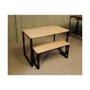 Ver imagem 3 de Mesa Estilo/Modelo Industrial com 1 banco (1,40 x 0,80)