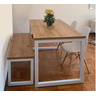Mesa Estilo/Modelo Industrial com 1 banco (1,40 x 0,80) - 1