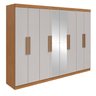Guarda-roupa Casal Easy Slim 8 Portas com Espelho - 4