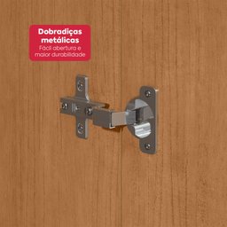 Guarda-roupa Casal Easy Slim 8 Portas com Espelho - 6