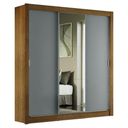 Ver imagem 3 de Guarda Roupa Casal Madesa Mônaco 3 Portas de Correr com Espelho